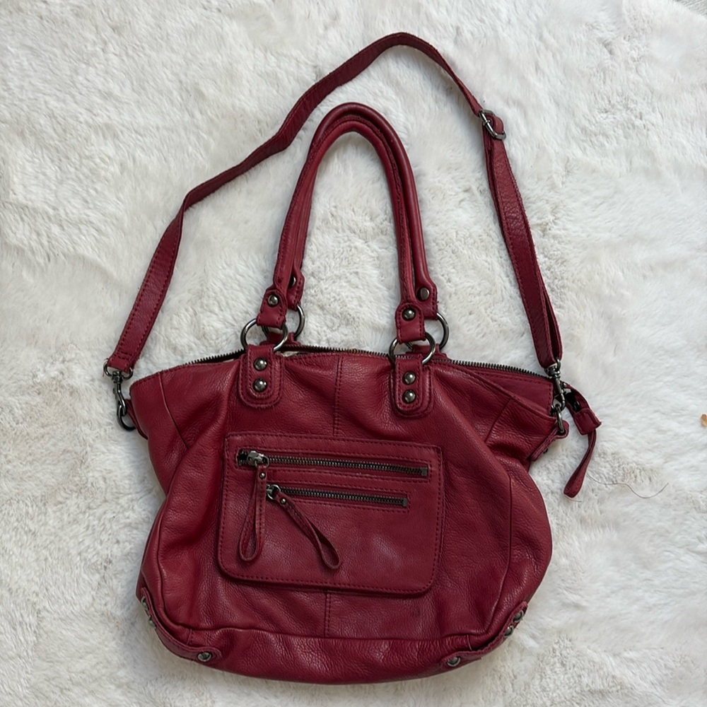 Linea Pelle leather large shoulder bag
